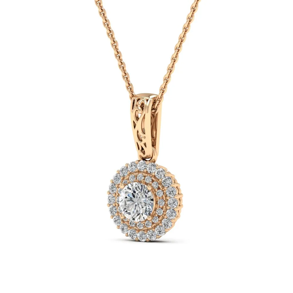 0.78 d.e.w cts MIA Moissanite Necklace
