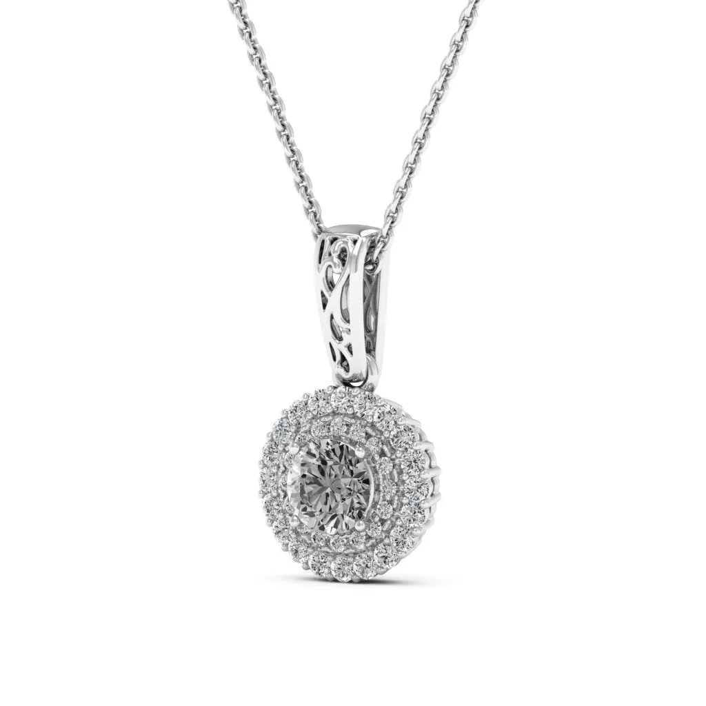 0.78 d.e.w cts MIA Moissanite Necklace