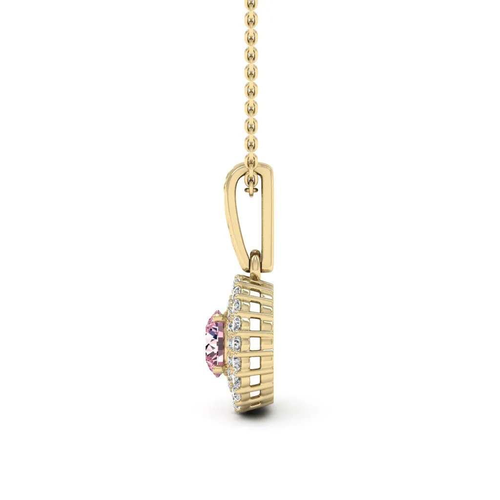 0.78 d.e.w cts MIA Moissanite Necklace