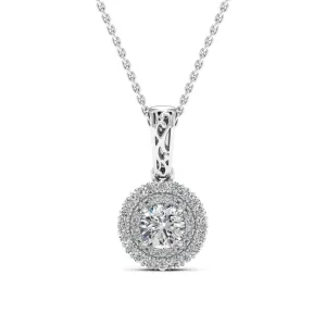 0.78 d.e.w cts MIA Moissanite Necklace