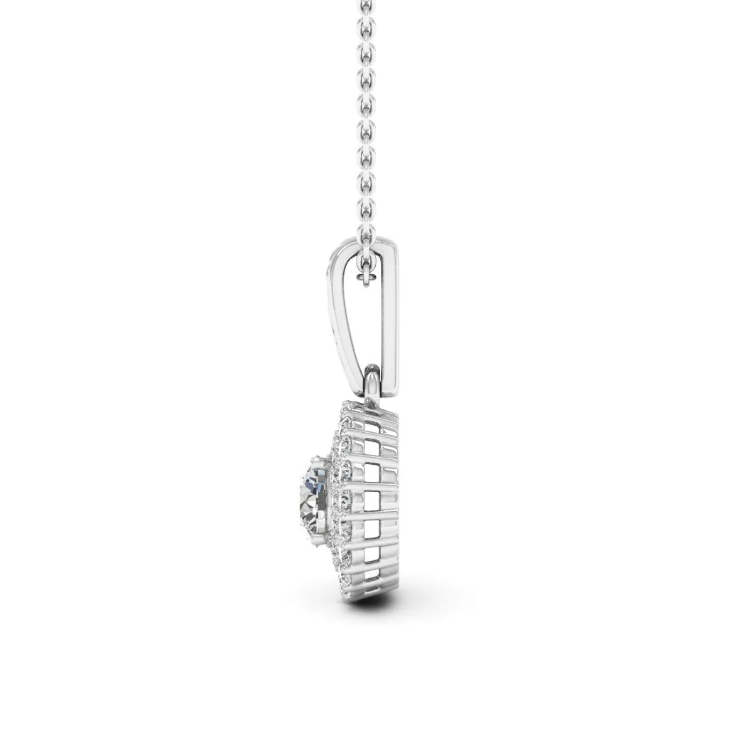 0.78 d.e.w cts MIA Moissanite Necklace