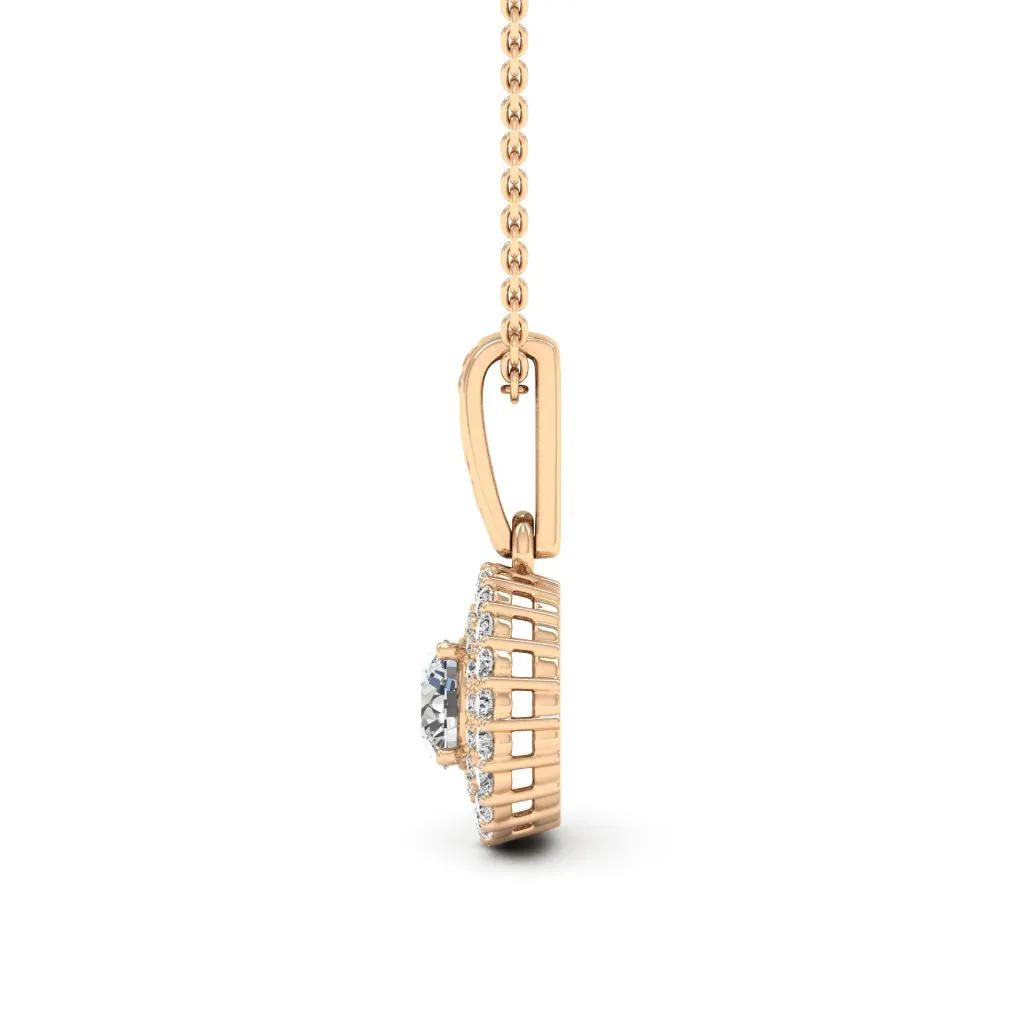 0.78 d.e.w cts MIA Moissanite Necklace
