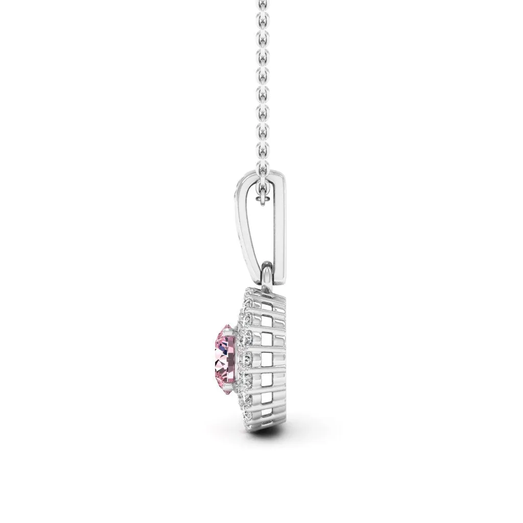 0.78 d.e.w cts MIA Moissanite Necklace