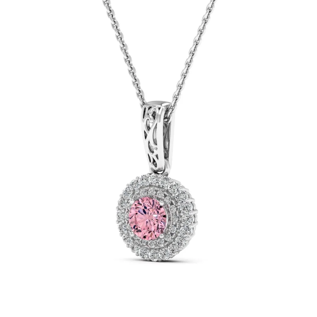 0.78 d.e.w cts MIA Moissanite Necklace