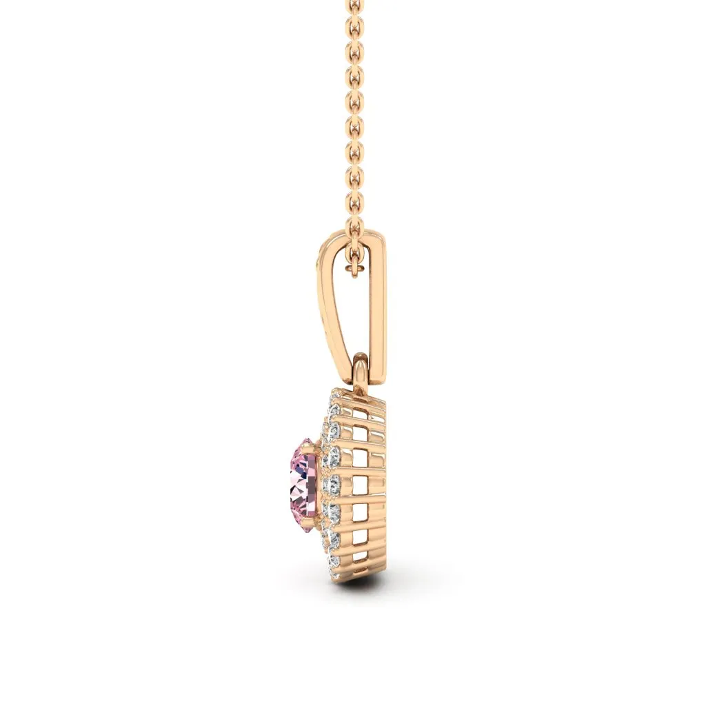 0.78 d.e.w cts MIA Moissanite Necklace