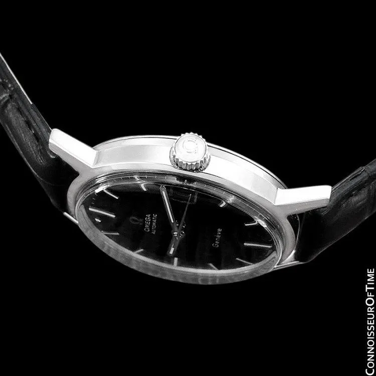 1970 Omega Geneve Vintage Mens Cal. 565 Automatic Watch with Quick-Setting Date - Stainless Steel