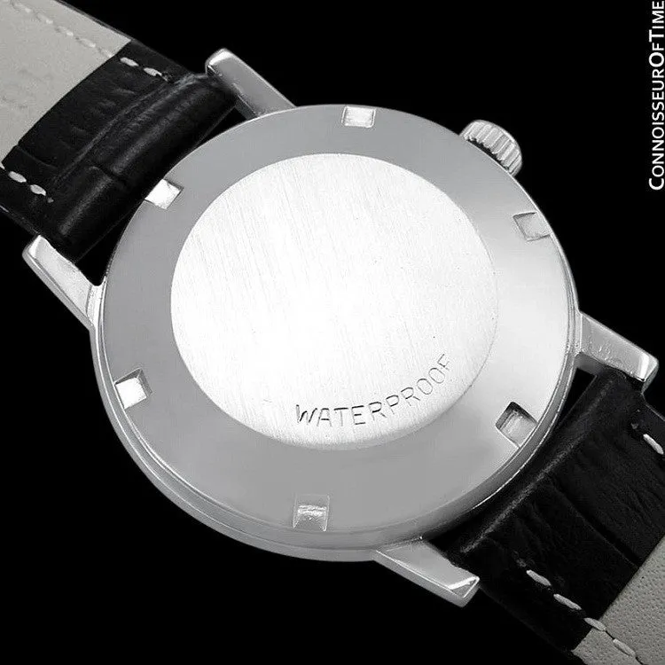 1970 Omega Geneve Vintage Mens Cal. 565 Automatic Watch with Quick-Setting Date - Stainless Steel