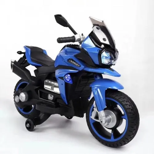 2025 Kids Ride On 6V Motorbike With Removable Training Wheels Ages 3-6 | LED Lights