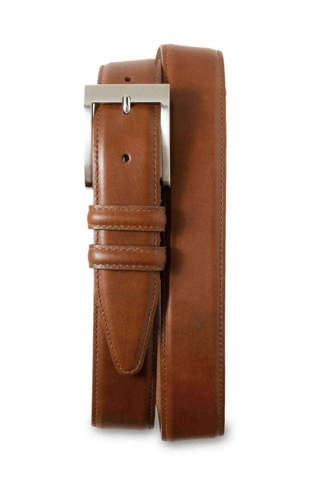 Allen Edmonds Classic Wide Leather Belt Walnut Brown 42