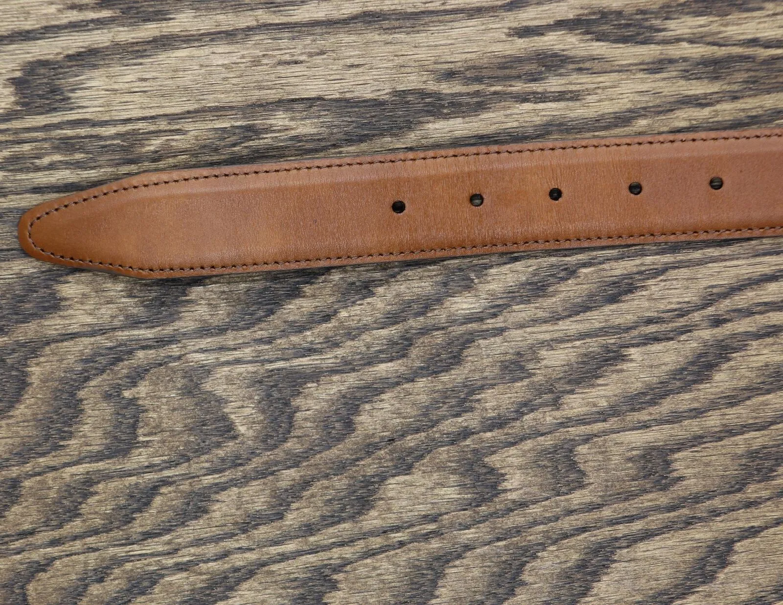 Allen Edmonds Classic Wide Leather Belt Walnut Brown 42