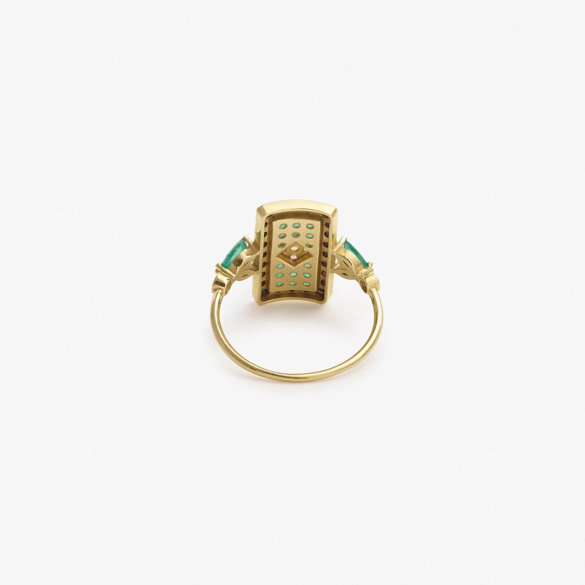 Ava Ring 3 - Vert (By Special Order)
