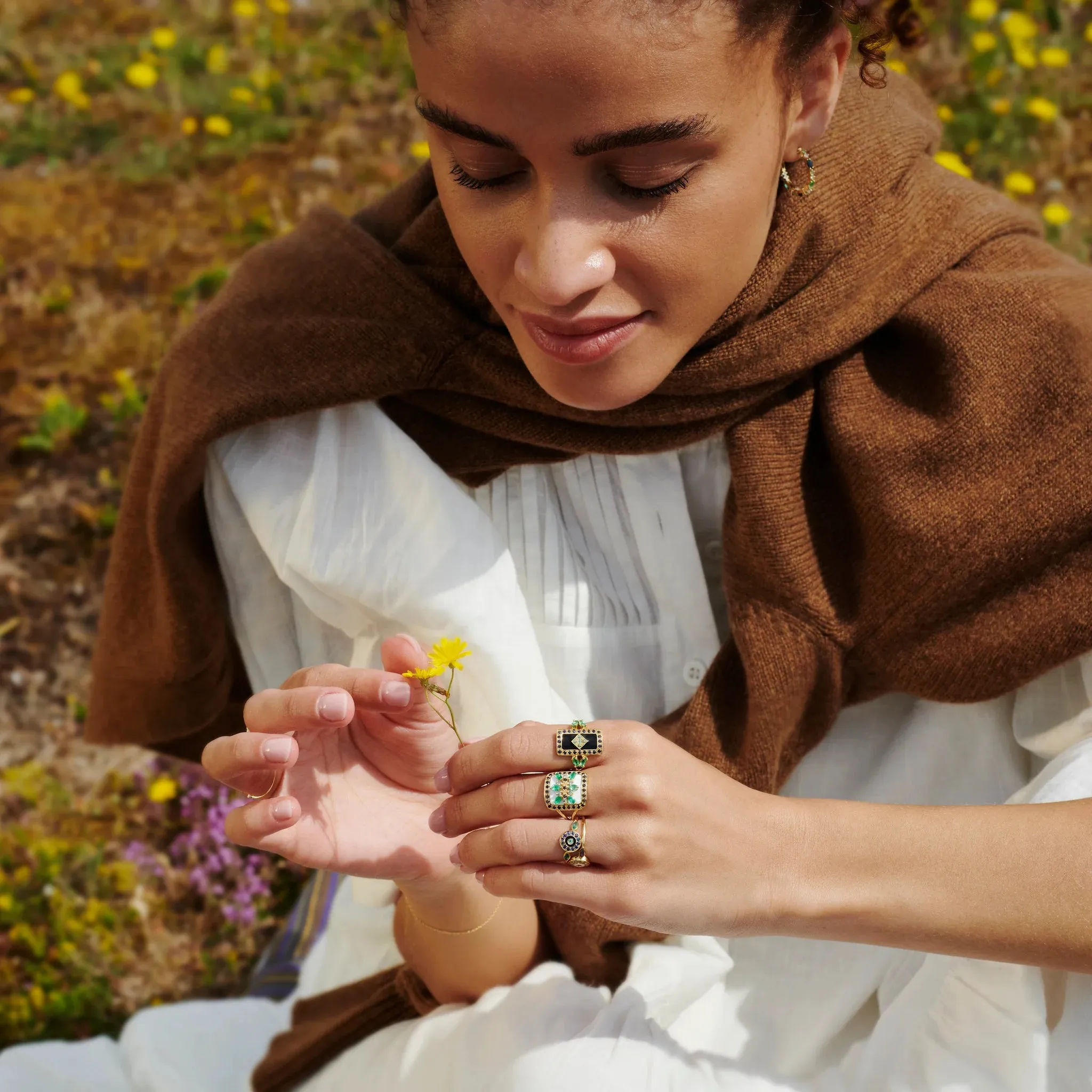 Ava Ring 3 - Vert (By Special Order)