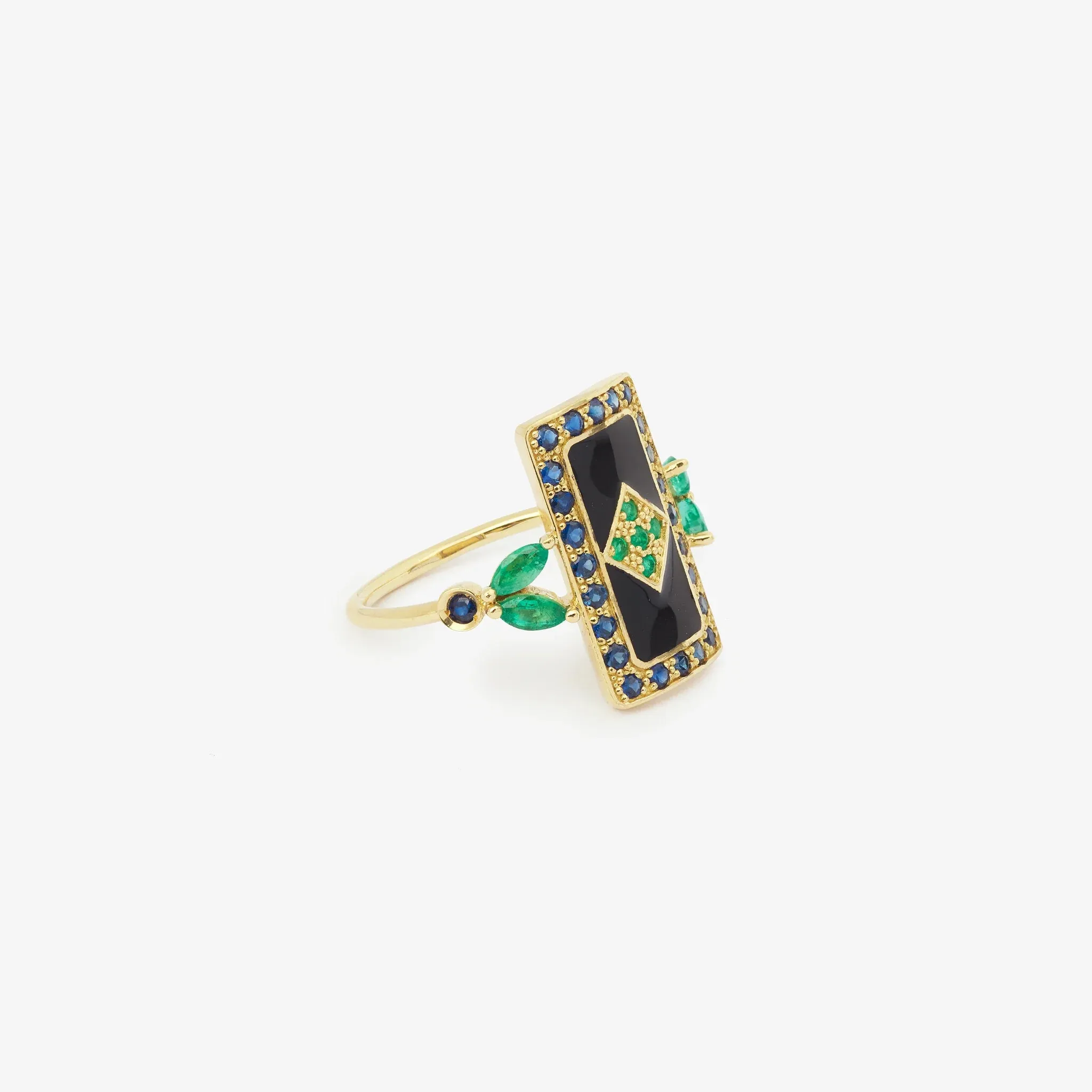 Ava Ring 3 - Vert (By Special Order)