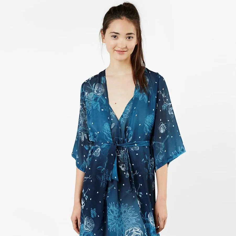 Bambury Desigual Kimono - Dark Floral