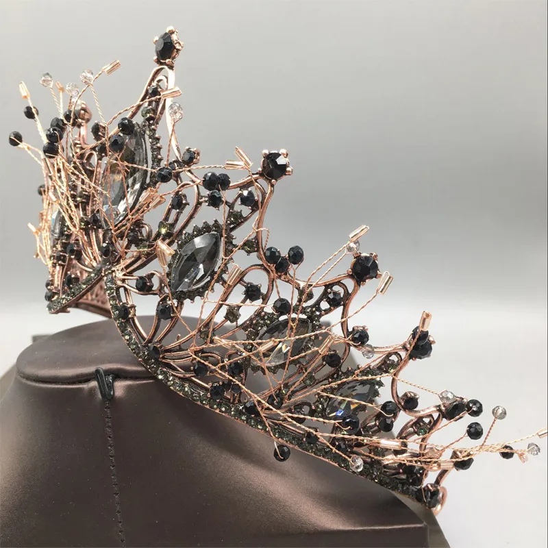 Baroque Crystal Diadem Mermaid Crown