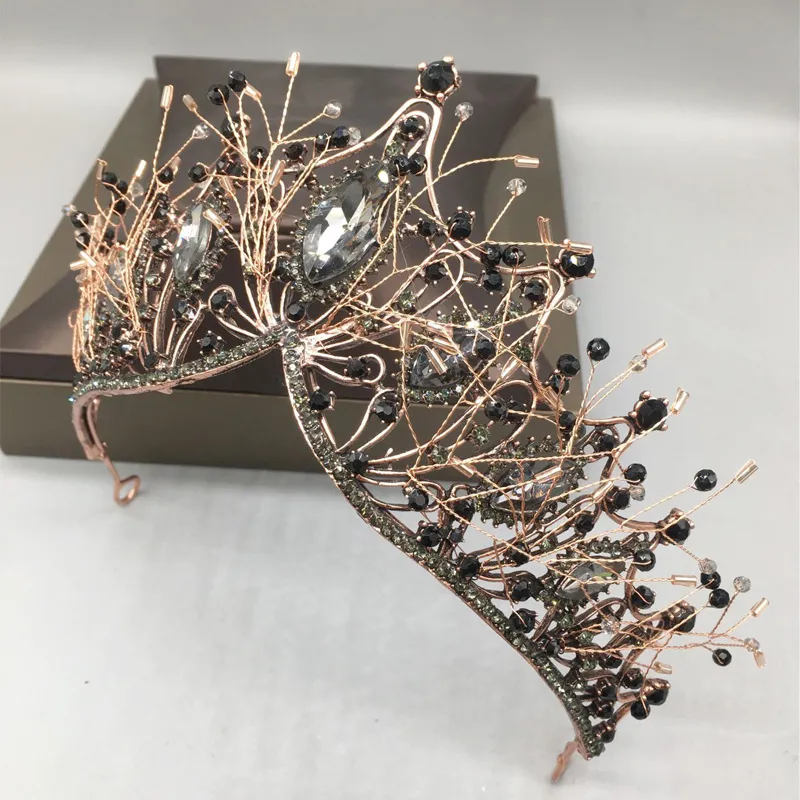 Baroque Crystal Diadem Mermaid Crown