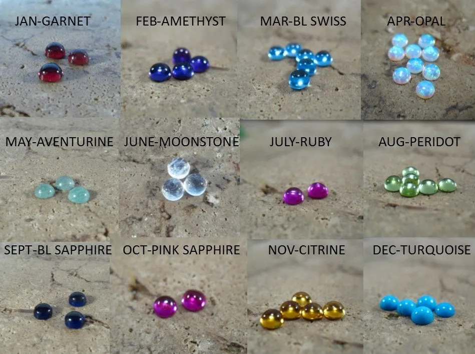 Birthstone Necklace | Layering Oval Eternity Necklace | Mother Jewelry