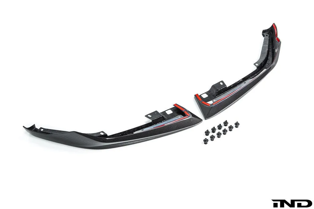 BMW M Performance F90 M5 LCI Carbon Front Splitter Set   Center Lower Lip