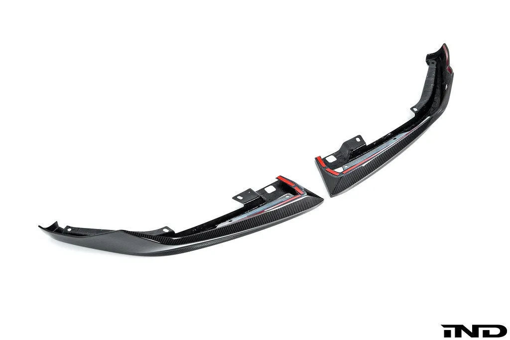 BMW M Performance F90 M5 LCI Carbon Front Splitter Set   Center Lower Lip