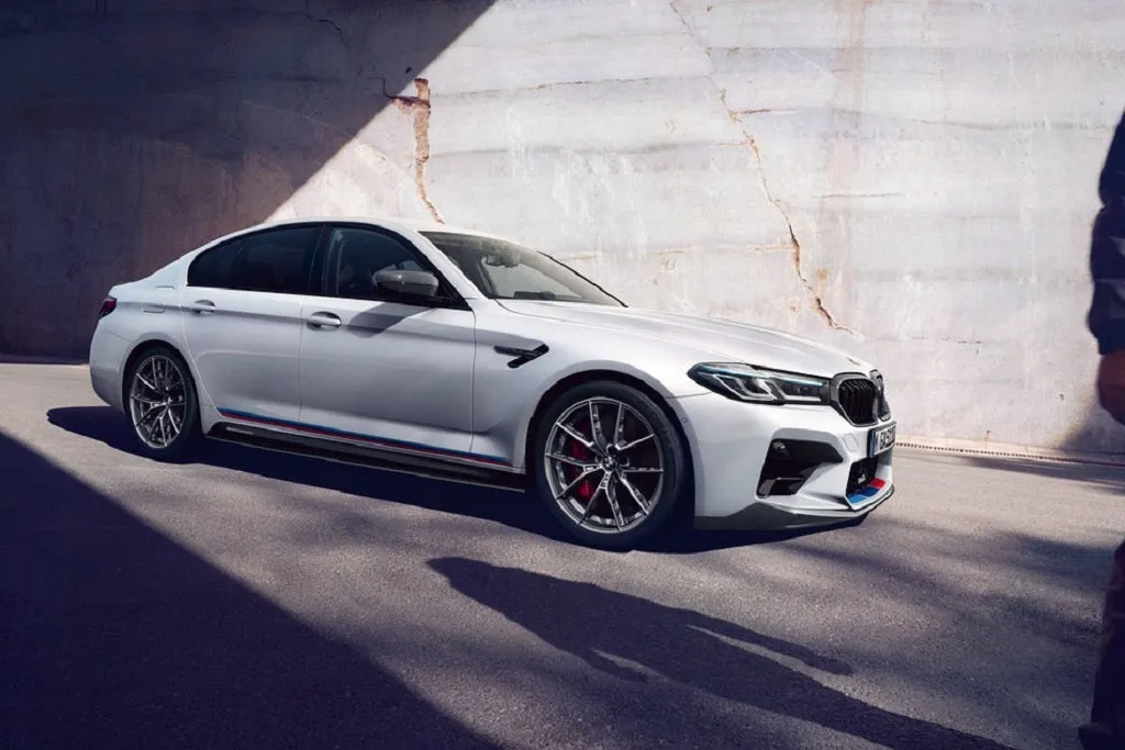 BMW M Performance F90 M5 LCI Carbon Front Splitter Set   Center Lower Lip