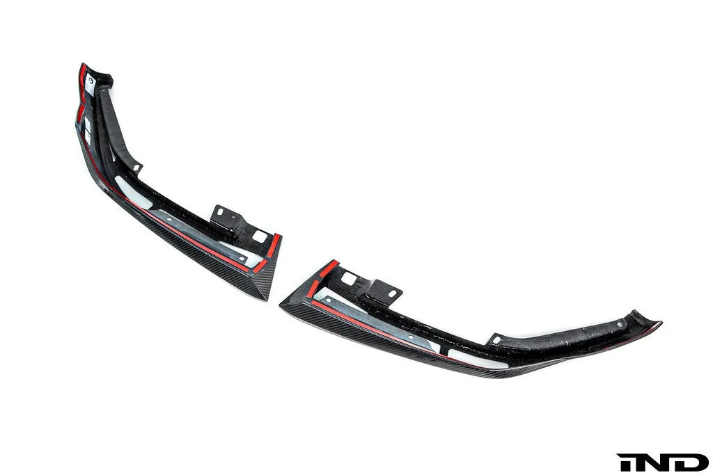 BMW M Performance F90 M5 LCI Carbon Front Splitter Set   Center Lower Lip