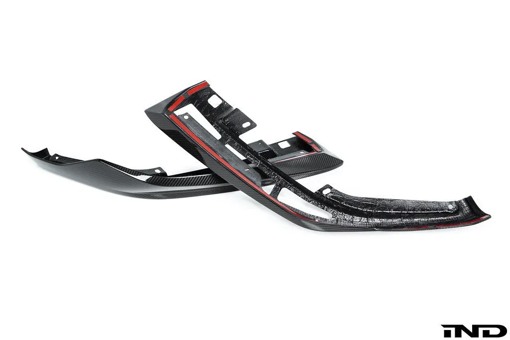 BMW M Performance F90 M5 LCI Carbon Front Splitter Set   Center Lower Lip