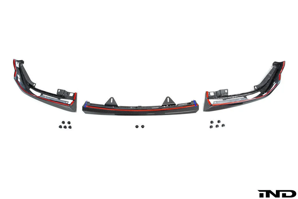 BMW M Performance F90 M5 LCI Carbon Front Splitter Set   Center Lower Lip