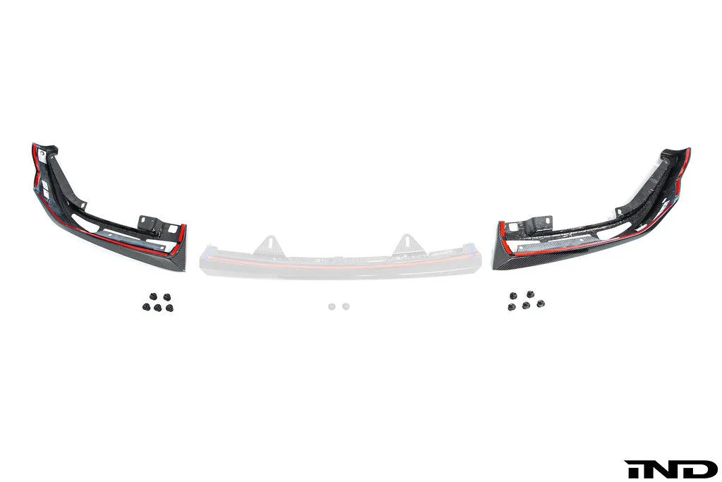 BMW M Performance F90 M5 LCI Carbon Front Splitter Set   Center Lower Lip