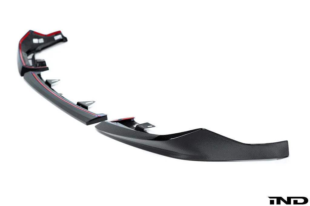BMW M Performance F90 M5 LCI Carbon Front Splitter Set   Center Lower Lip