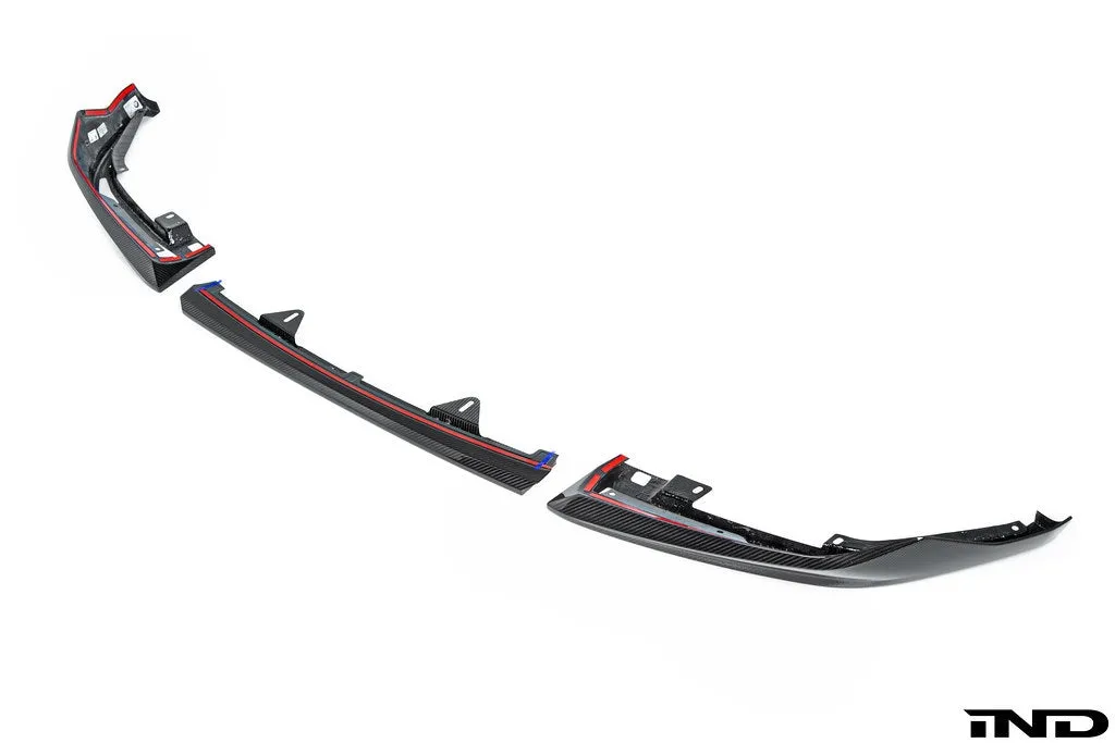 BMW M Performance F90 M5 LCI Carbon Front Splitter Set   Center Lower Lip