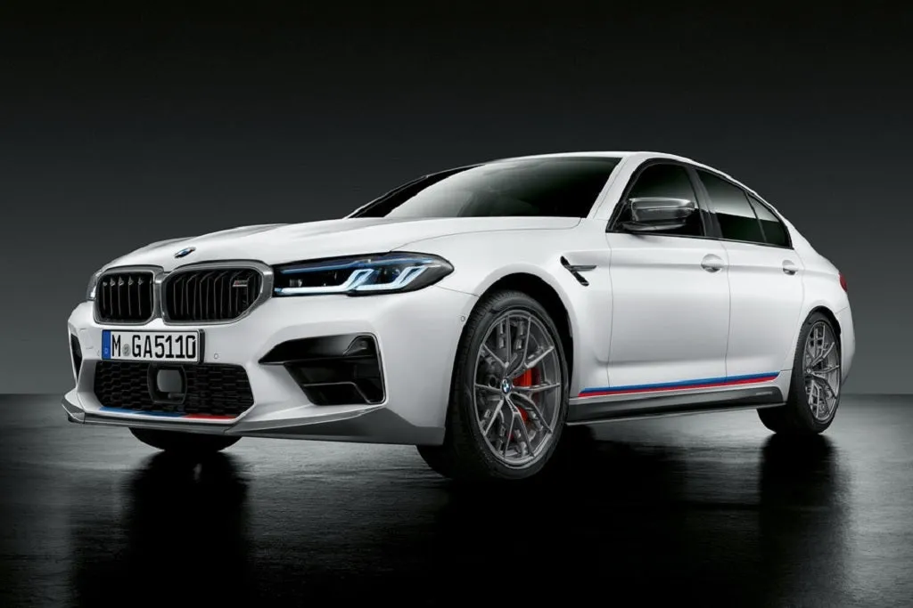 BMW M Performance F90 M5 LCI Carbon Front Splitter Set   Center Lower Lip