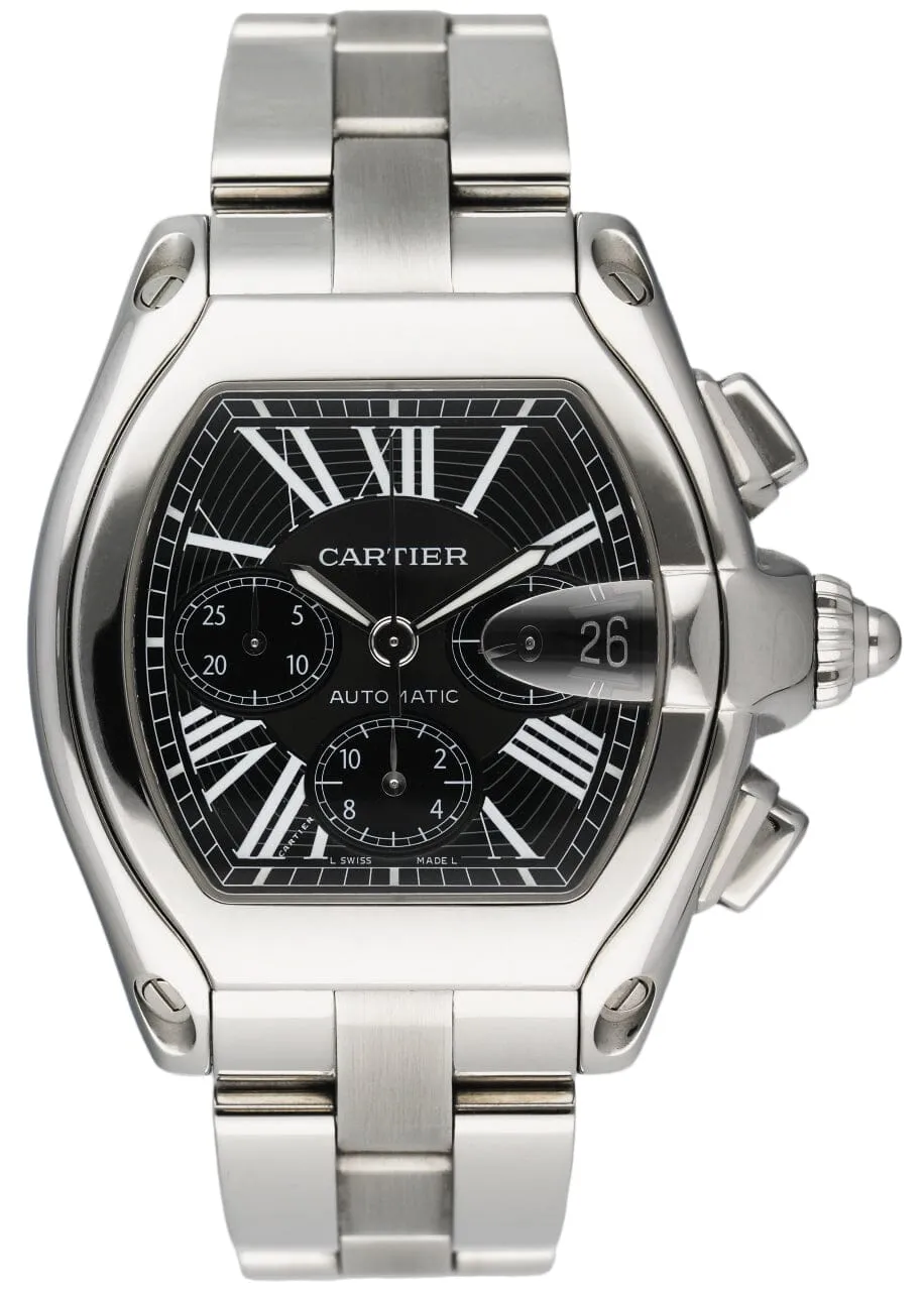 Cartier Roadster GGC98000 / 2618 Black Dial Mens Watch