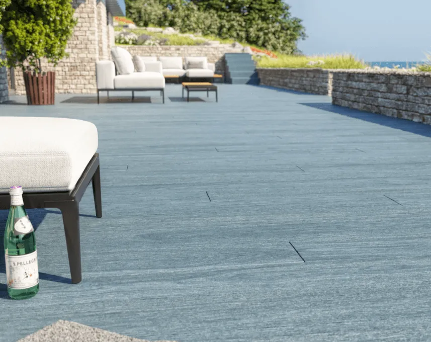 Cladco Nordeck Premium PVC-ASA Woodgrain Effect Decking Board - Ash Grey (3.6m)