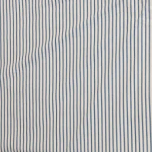 Classic Ticking Indigo & Cream Fabric by the Yard