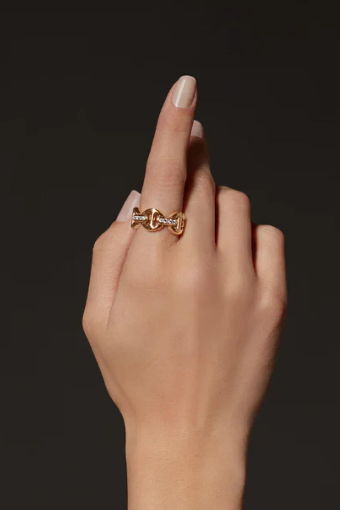 Classic Tri-Link Ring | Diamond Bridges