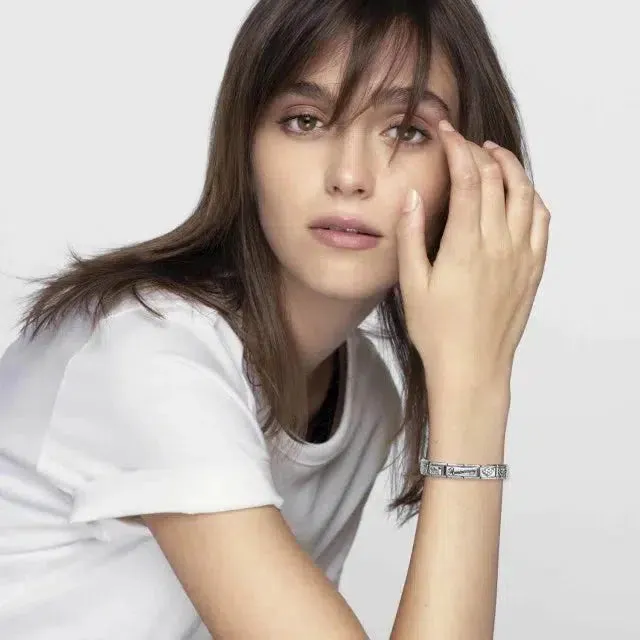 Composable Classic Link Libra in Silver and Stone