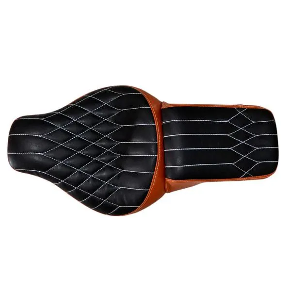 Custom Cruiser Full Low Seat (Black With white line)