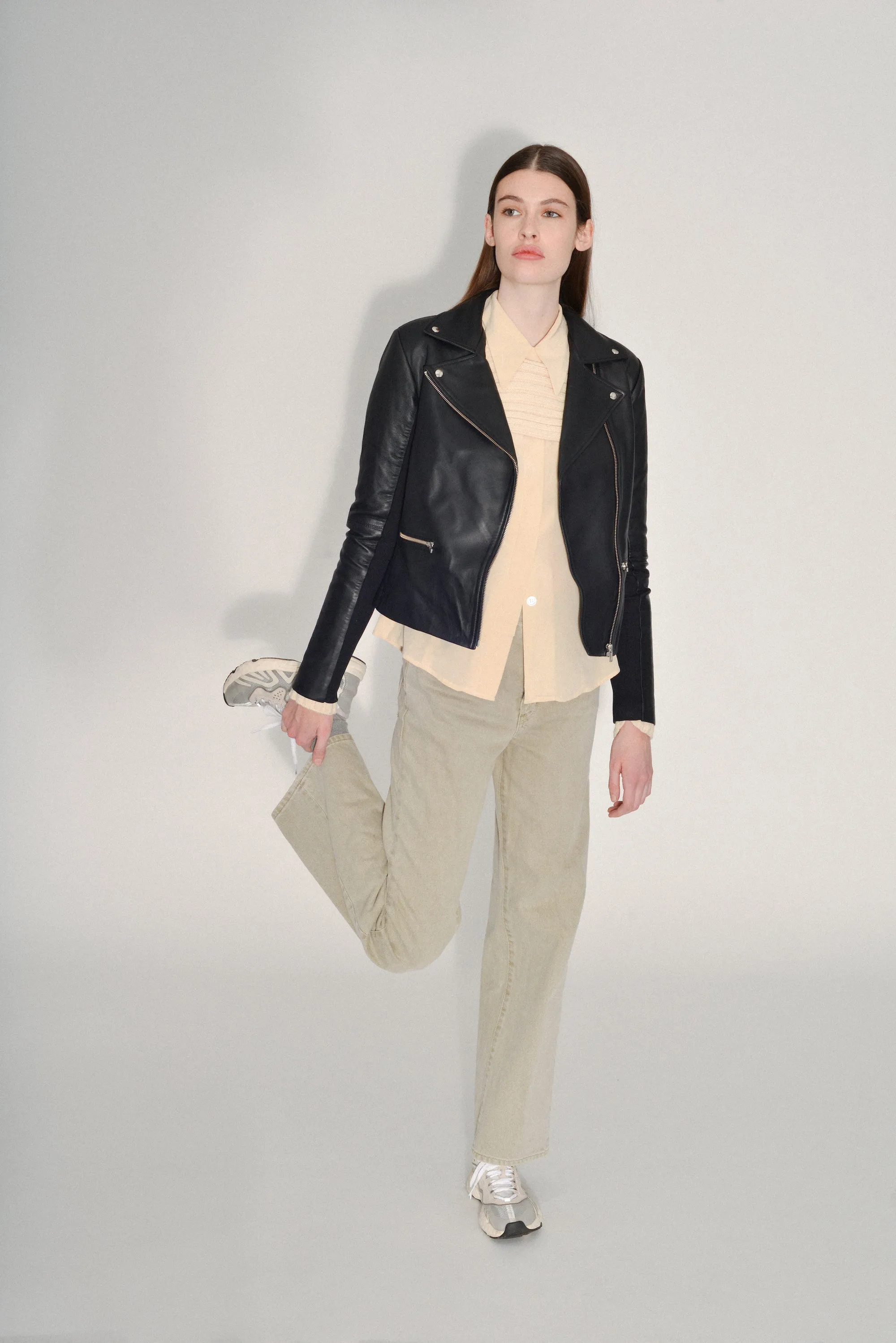 Dallas Smooth Leather Jacket Black