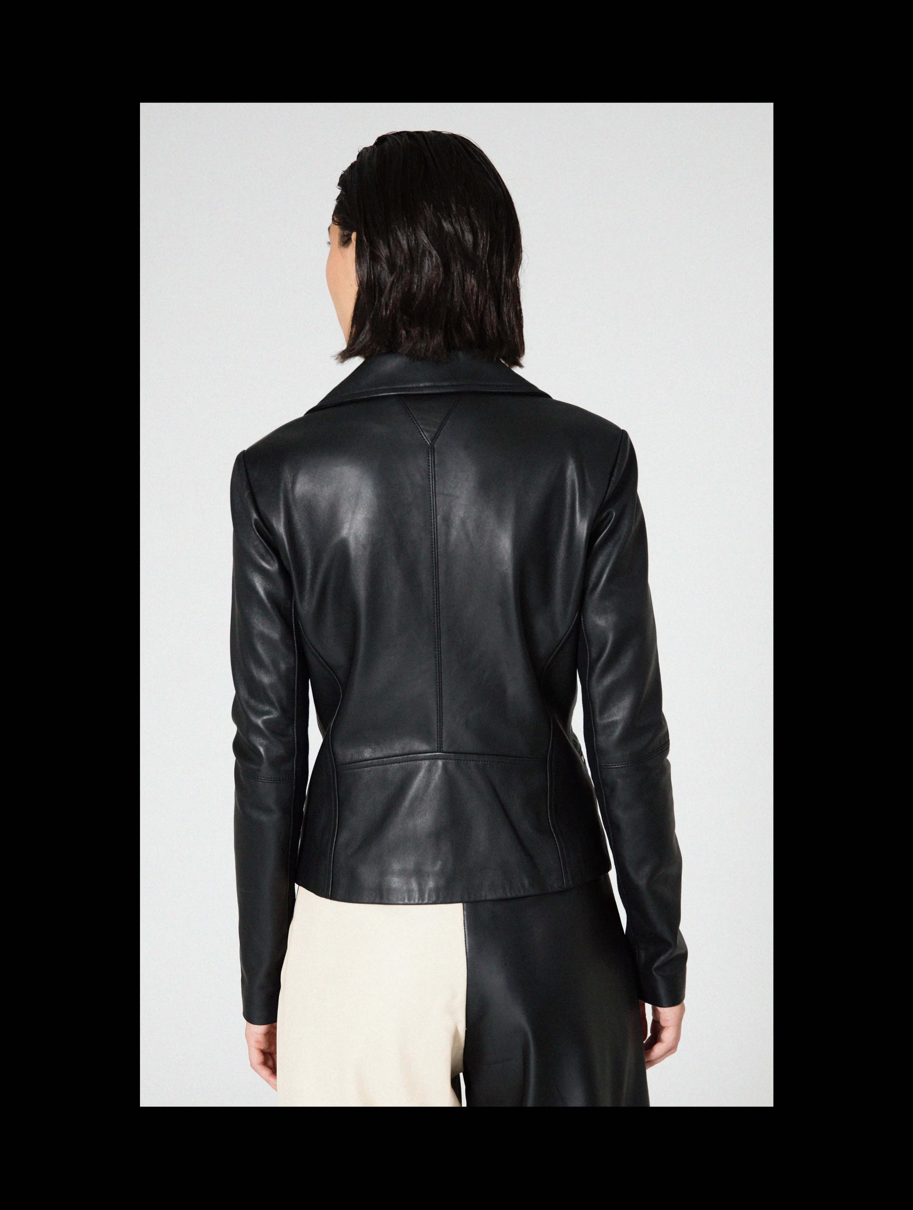 Dallas Smooth Leather Jacket Black