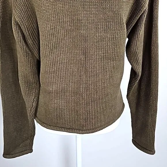 Eagles eye Elegant Green Cardigan Sweater Womens Size L Vintage
