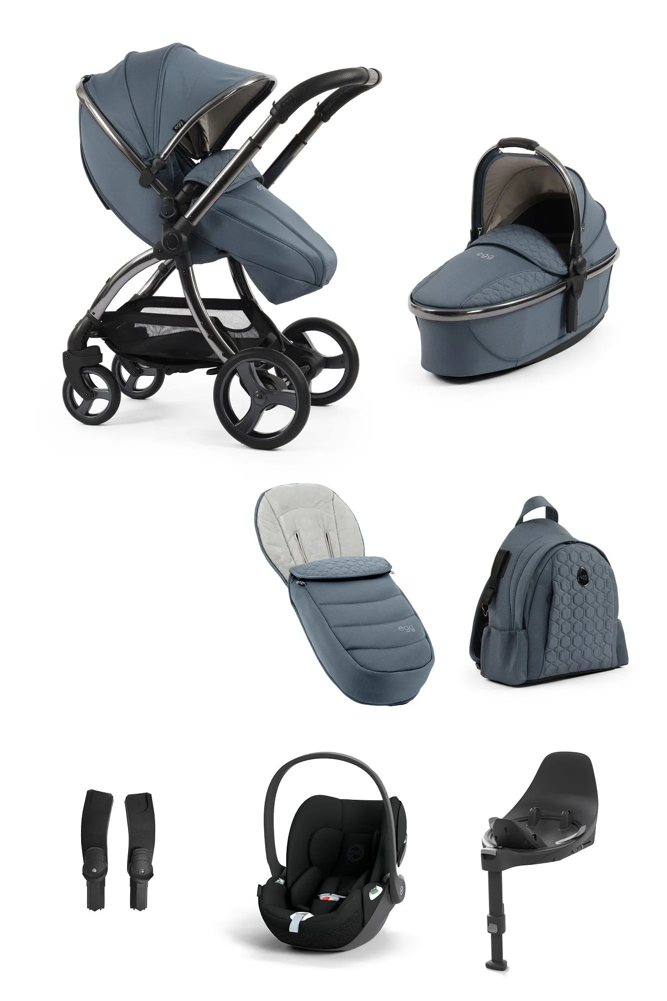 Egg 3 Luxury Cloud T i-Size Travel System - Topaz