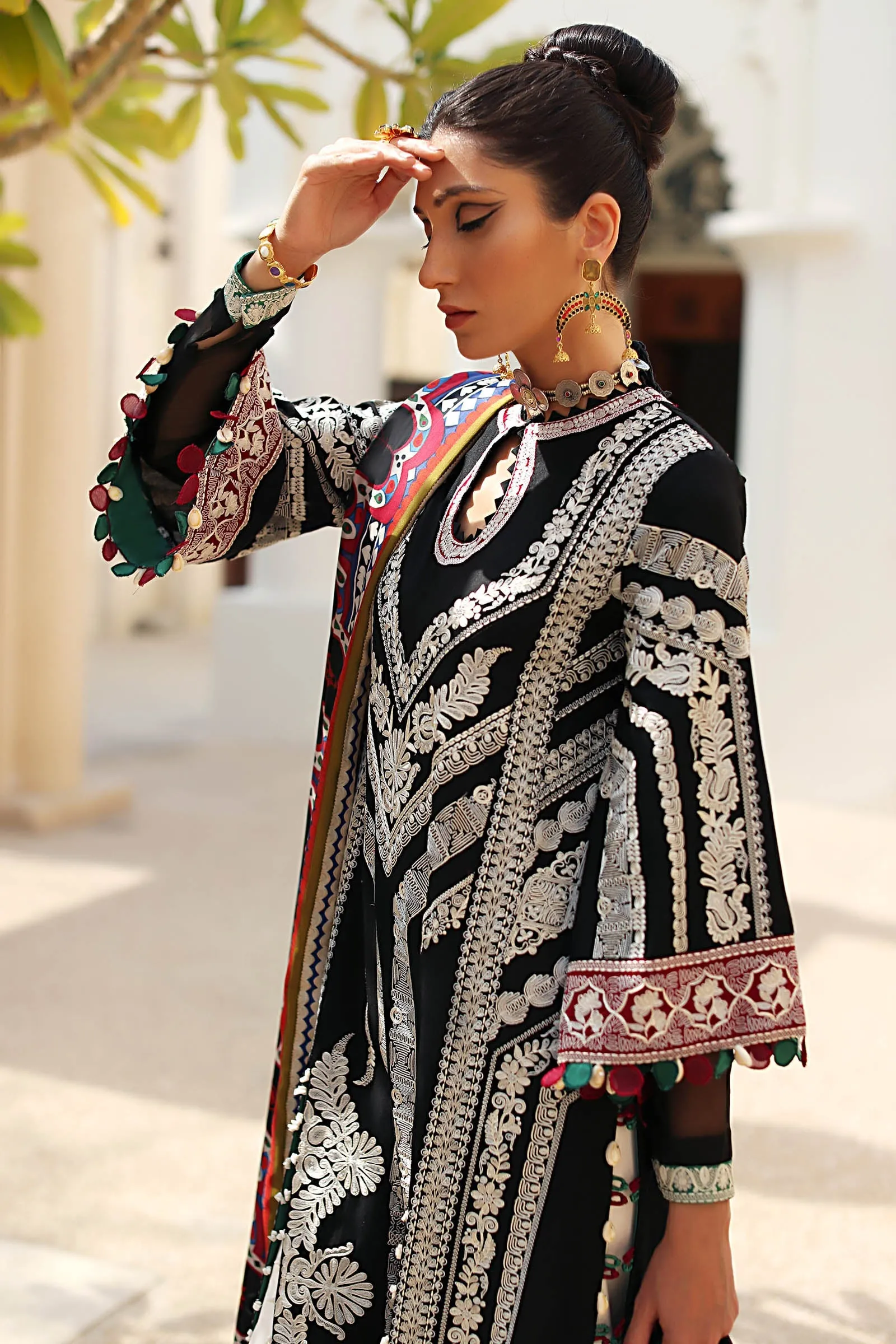 EL22-03 B (QISTINA)  | Elan Lawn 2022 | Unstitched Embroidered Lawn Suit