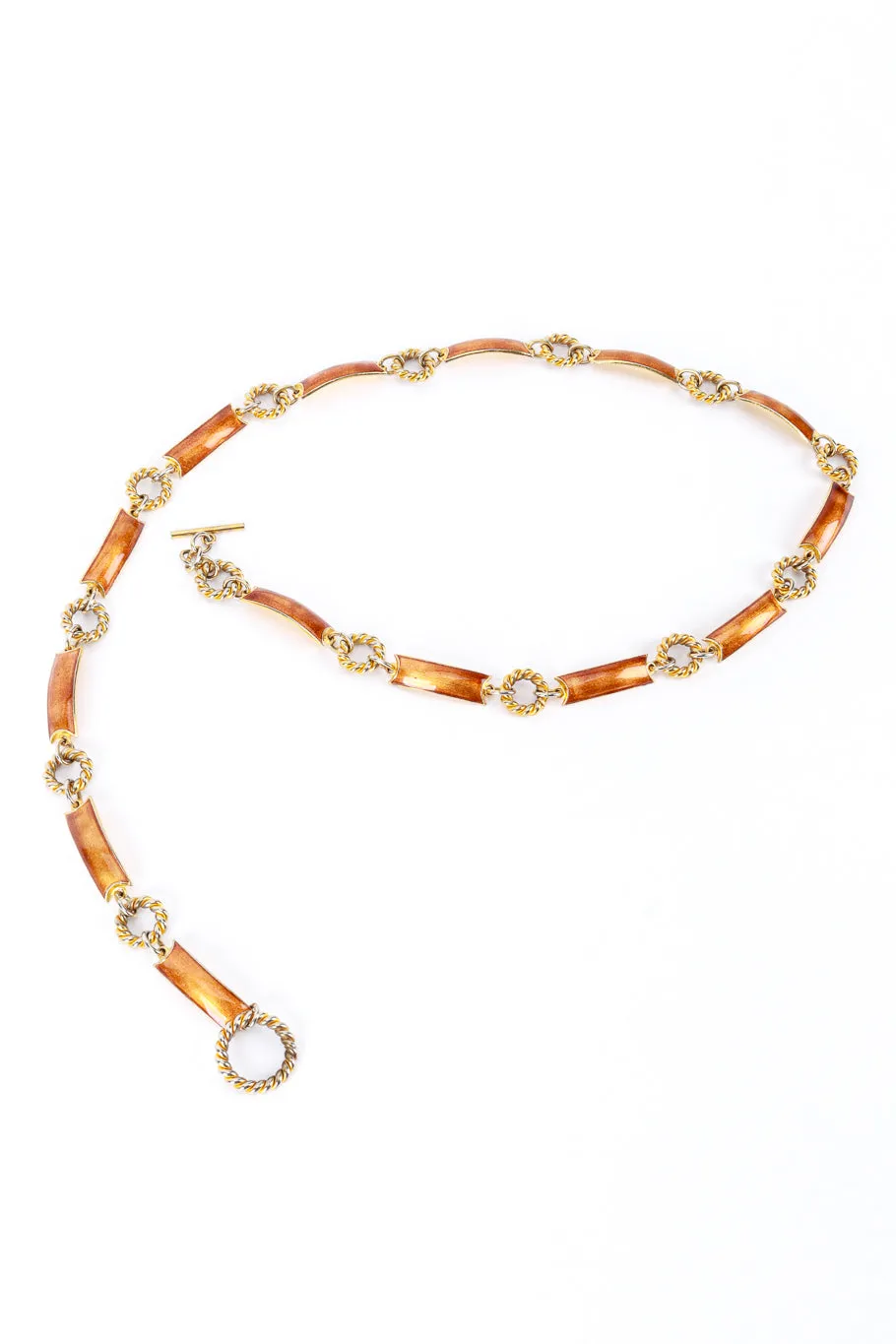 Enamel Ring Link Belt