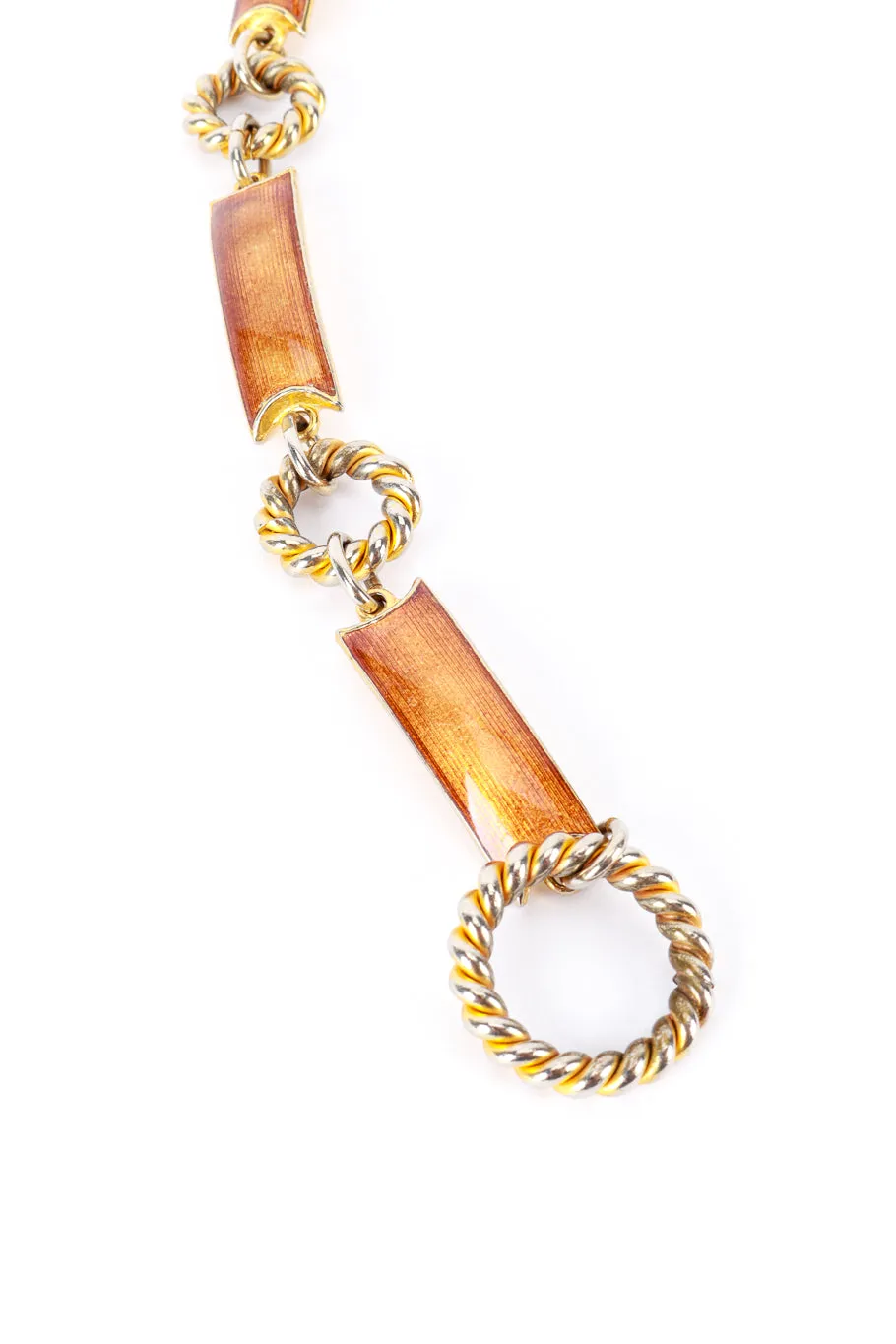 Enamel Ring Link Belt