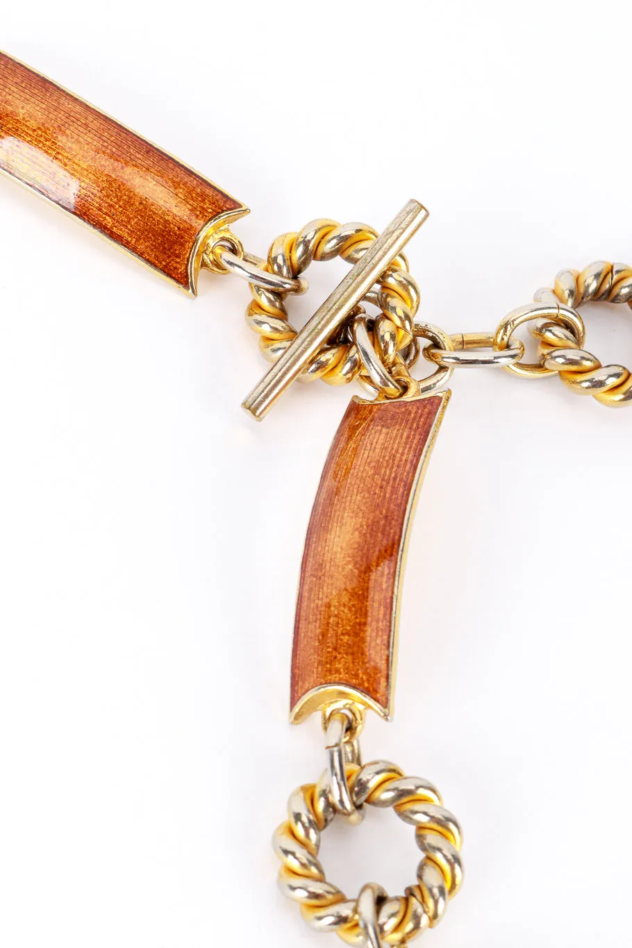 Enamel Ring Link Belt