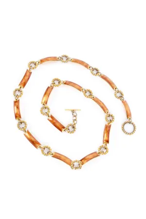 Enamel Ring Link Belt
