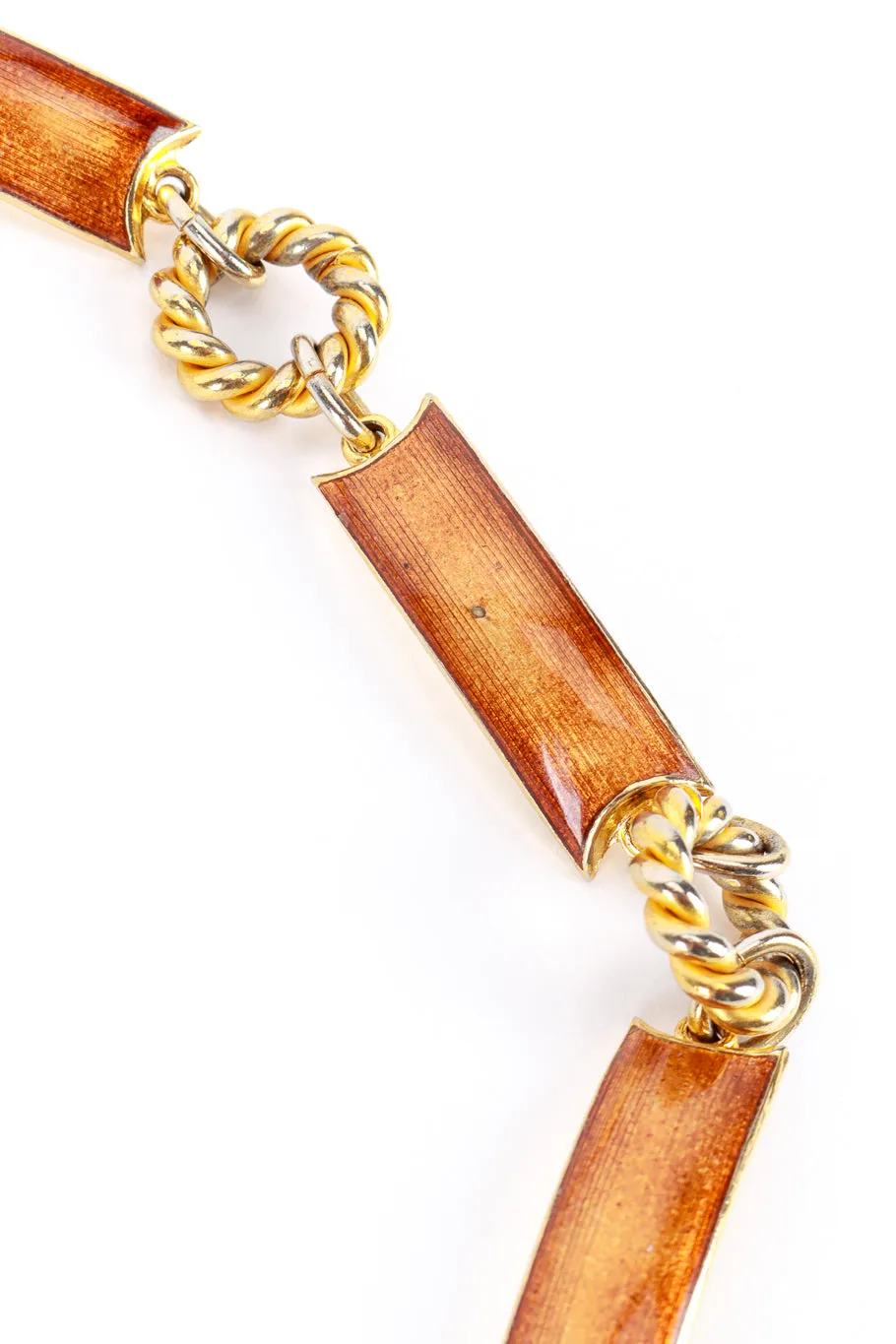 Enamel Ring Link Belt