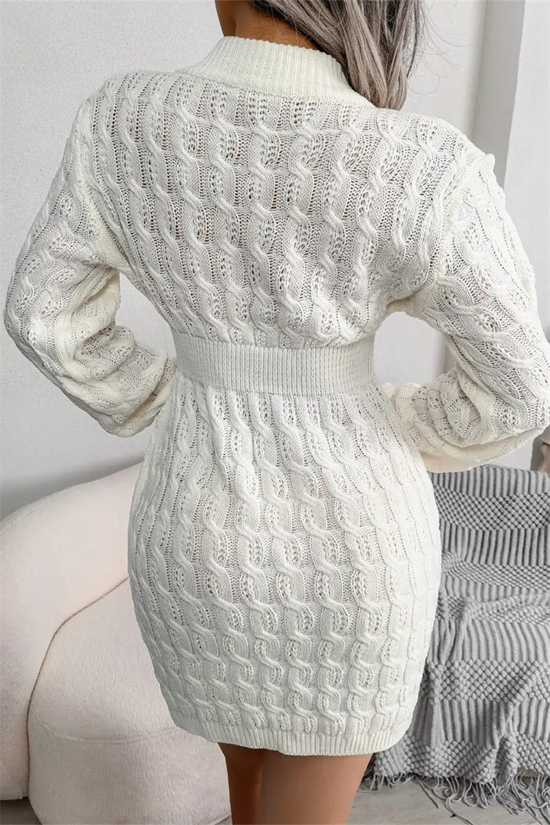 Fashion Casual O Neck Long Sleeve Dresses(3 Colors)