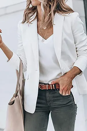 Fashion Solid Patchwork Turndown Collar Outerwear(11 colors)
