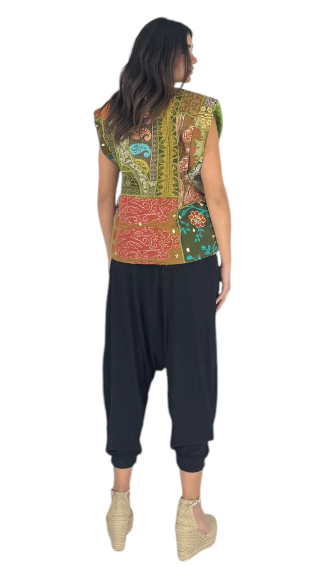 Hayat deep green vest